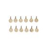 S925 Sterling Silver Plated 14k Gold Necklace Twelve Constellations Round Style Small Cute Necklace Women Jewelry Gift