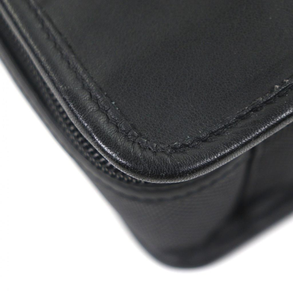 Tolle COACH Aktentasche 2-Wege Business-Tasche und PC-Tasche schwarzes Leder Herren 0539 Gebraucht