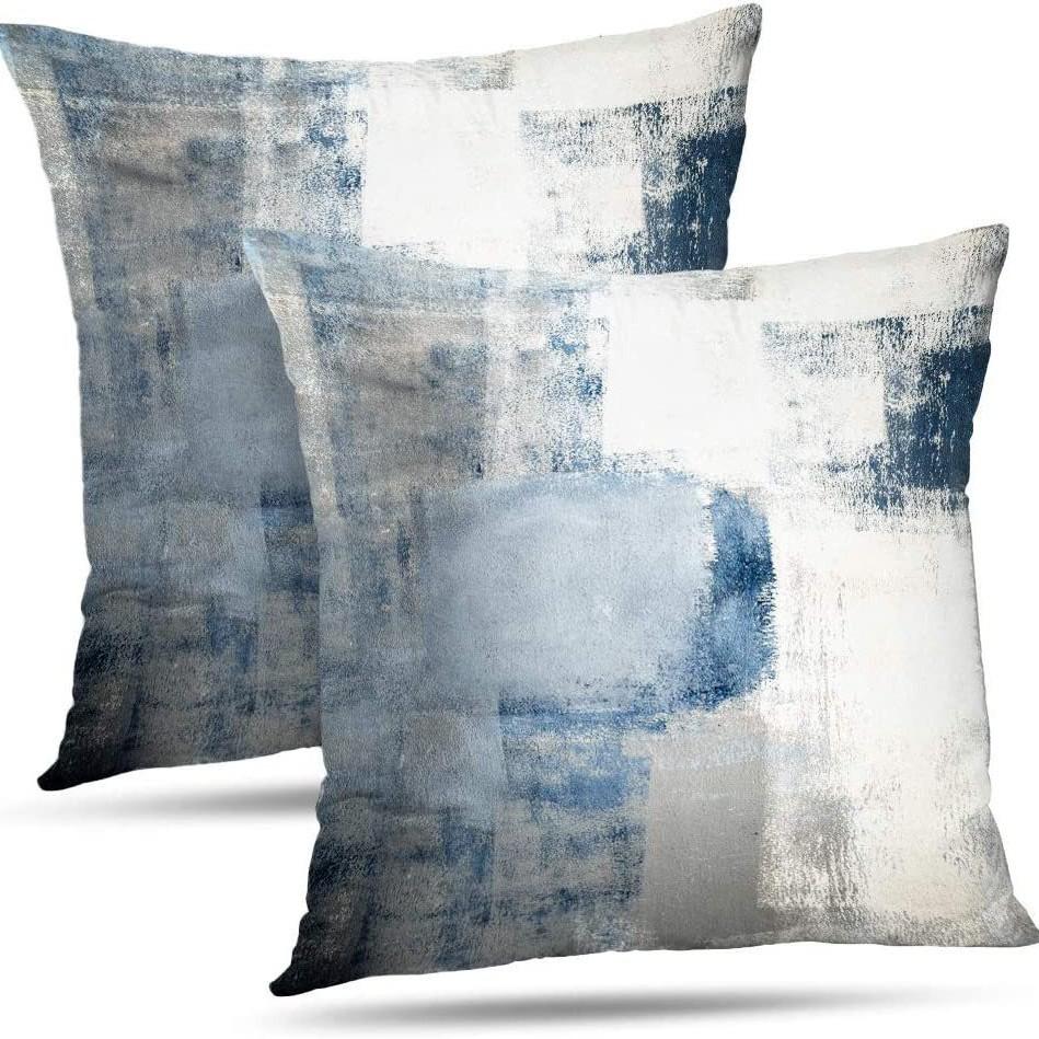 Oil Painting Color Contemporary Decoration Home Double-sided Pillow Case Bedroom Sofa Living Room Cushion Cover