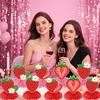 Kawaii Strawberry Honeycomb Ornament Creative Strawberry Hanging Banners  Party Decoration
