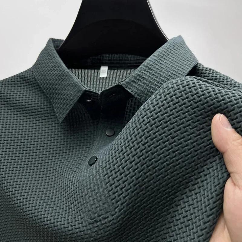 Minimal Atelier 2026 Tot M-4XL Heren T-shirt met Korte Mouwen Koel en Ademend POLO Shirt Business Casual Zweetabsorberend Top T-shirts XL -fits 65-70kg