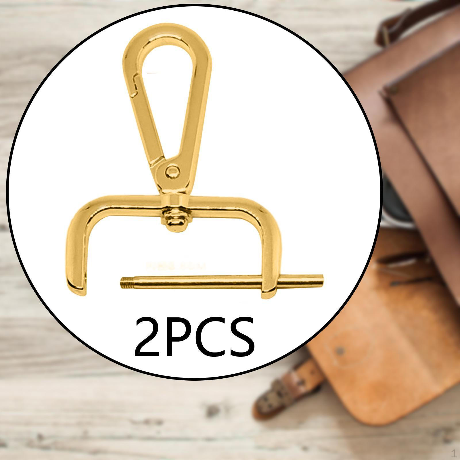 

2 шт. карабин поворотный застежка пряжка рюкзак съемная модный DIY портативный сумка изготовление лобстер Old Gold