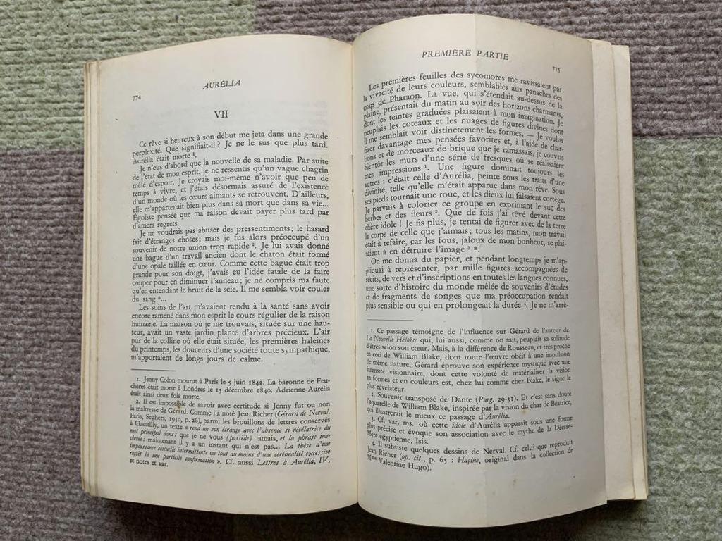 [USED] Gerard Nerval "Collected Works Volume 1" French original, Classical Garnier edition