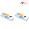 1/2/3PCS Smart Pill Organizer Box Electronic Timing Reminder Medicine Storage Case 7-Day Pill Organizer Pill Drug Container Home