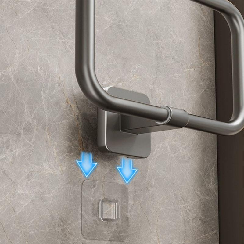 Towel Storage Rack Bathroom Punch-free Wall-mounted Powerful Self-adhesive Creative Towel Ring Toilet Towel Storage Rack