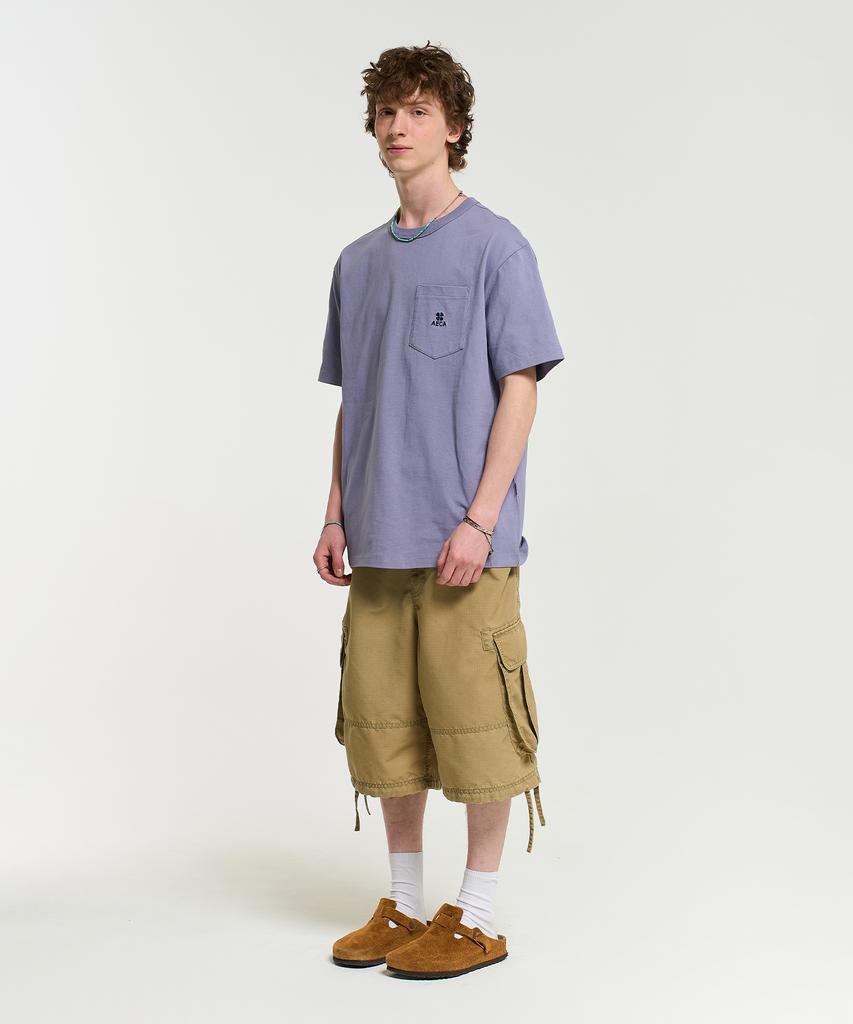 AECA Everyday Aeca Clover Pocket Tee-Purple