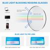 Denmark Design Small Round Glasses Frame Screwless Ultra Light Anti Blue Light Reading Glasses Retro Eyeglasses Men Korea Style