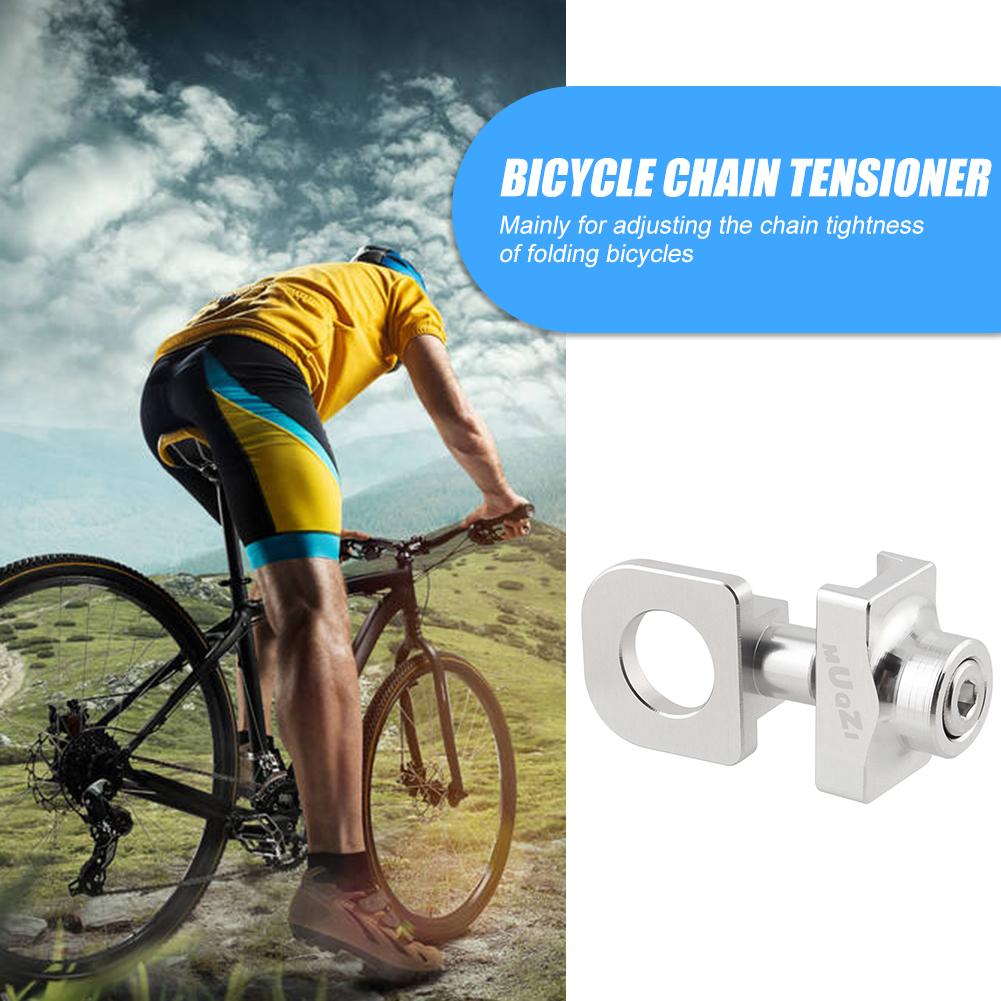 Chain Tensioner Aluminum Alloy CNC Bicycle Chain Fastener DIY Modification Lightweight Wear-resistant for Single Speed Bicycle