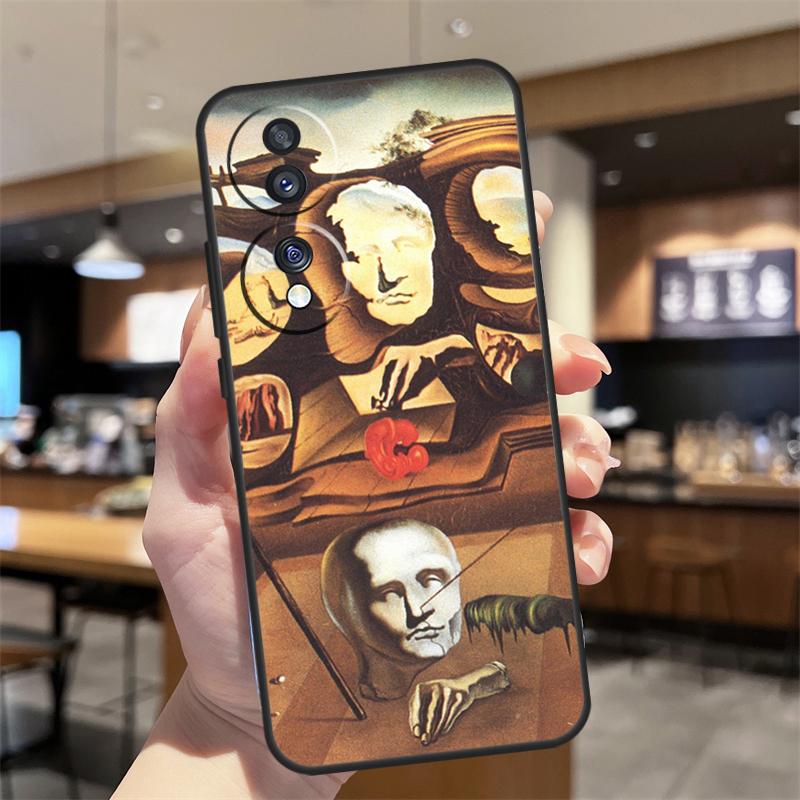 

Salvador Dali Painting Case For Honor Magic 8 6 7 Pro Honor Win RT X8b X8c X9a X9b X9c X9d 70 90 200 400 Lite Cover Honor 400 Lite