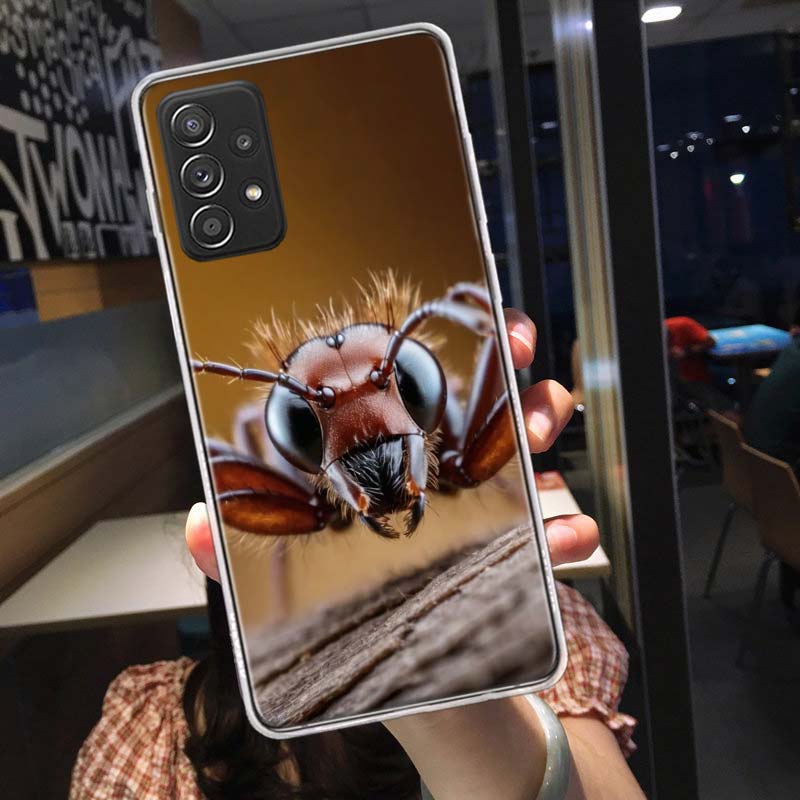 Red Fire Ants, Worker Ants Phone Case for Samsung A54 A57 A37 A17 A14 A15 A12 A24 A34 A55 A35 A25 A52S A07 A05S A04S A22 A32 A72