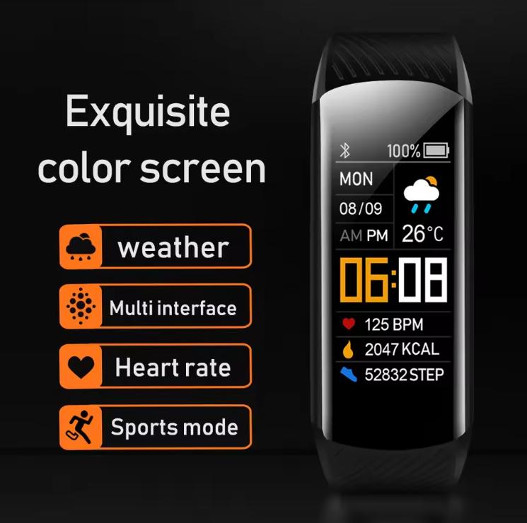 Xiaomi C5S Умный браслет Фитнес-трекер Браслет Подходит Мужчины Женщины Ребенок Смарт-часы Спорт Водонепроницаемый Подключенный Пульс Умные часы-браслет