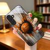 Funda de Cristal Templado Premium para Teléfono para Serie Galaxy S26 / S21 / S22 / S23 / S24 / S25 FE / Ultra / Plus. Explosión de Baloncesto.