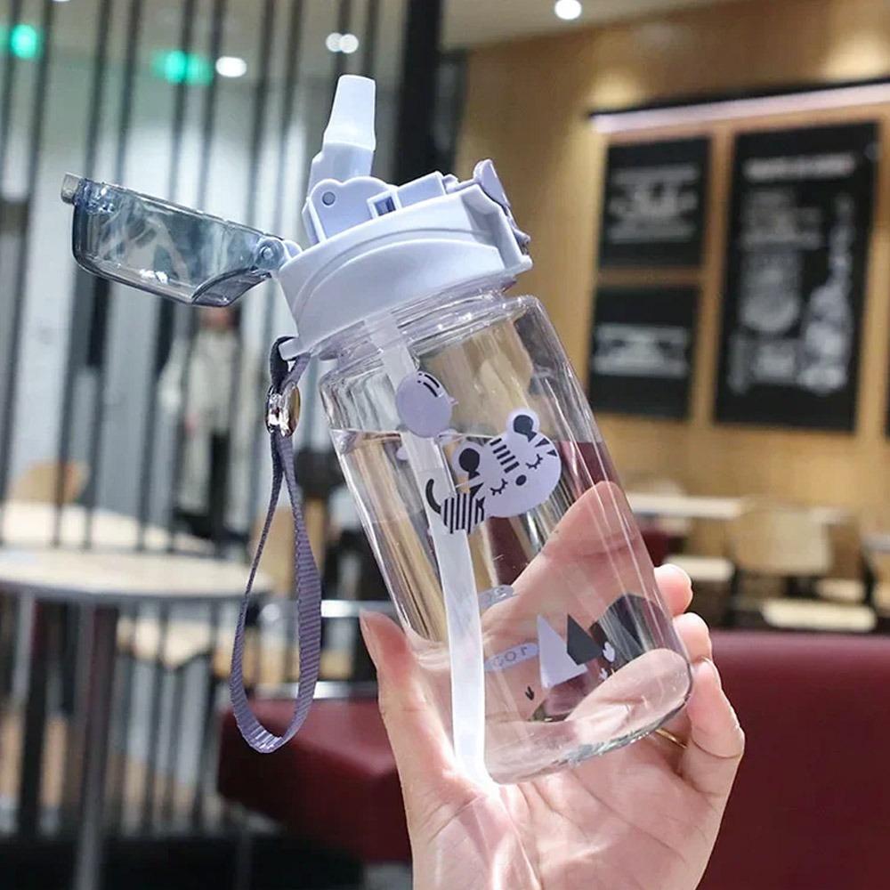550 ML with Straw Baby Bottles Dual-Use Drinking Milk Bottle Sports Water Bottle  Children