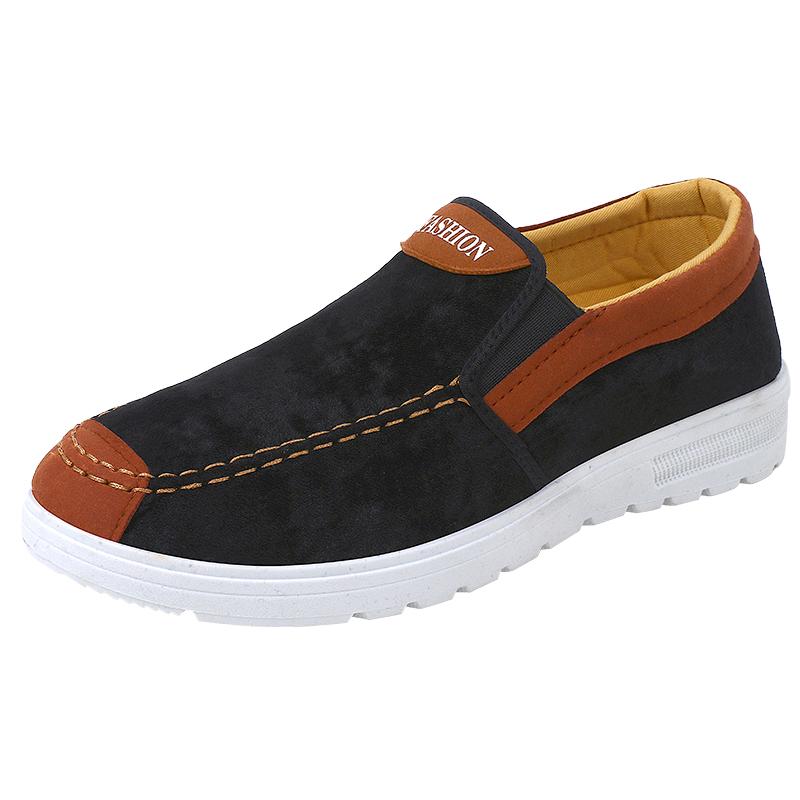 Men's Shoes Plus Size Men's Shoes Casual and Comfortable Sports Shoes Slip On Casual Shoes Simple and Lightweight Retro Flat