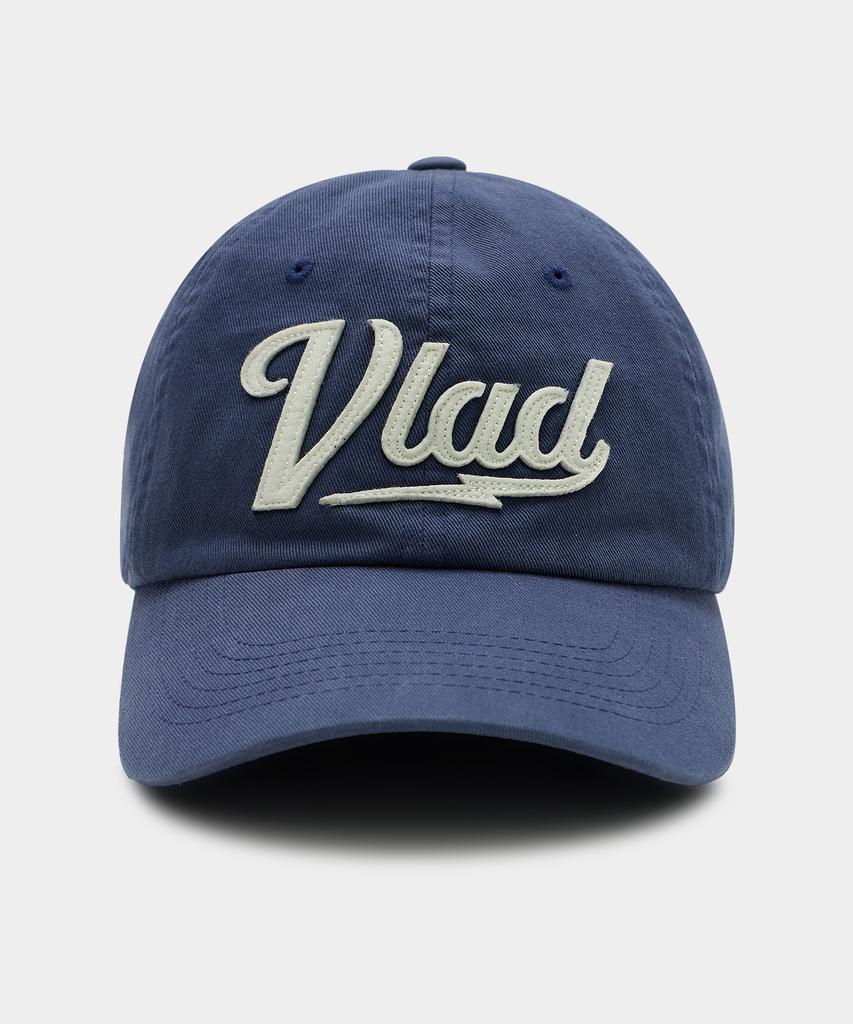 Dimiteulibeullaeg Vlad Washed Applique Ball Cap_Navy