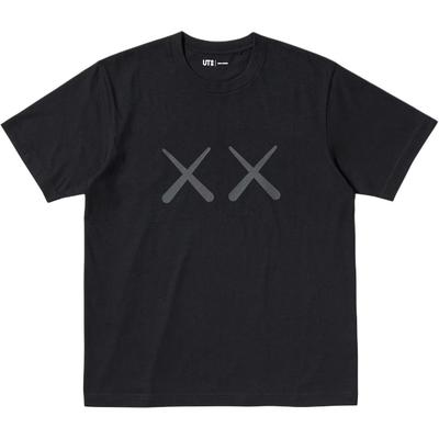 Uniqlo Kaws X Warhol Grafika Głowy Postaci z Kolekcji Koszulka z Krótkim Rękawem Unisex Top 476352-09