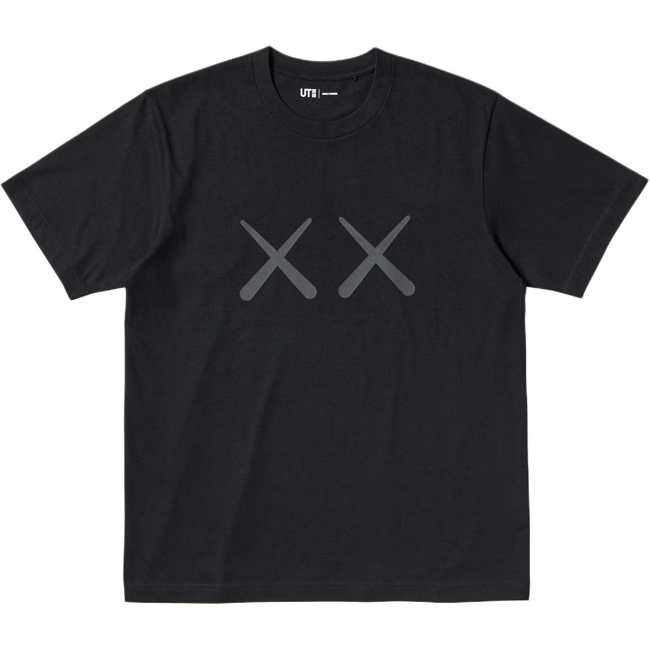 Uniqlo Kaws X Warhol Коллаборация Персонаж Голова Графический Футболка с коротким рукавом Унисекс Топы 476352-09 M