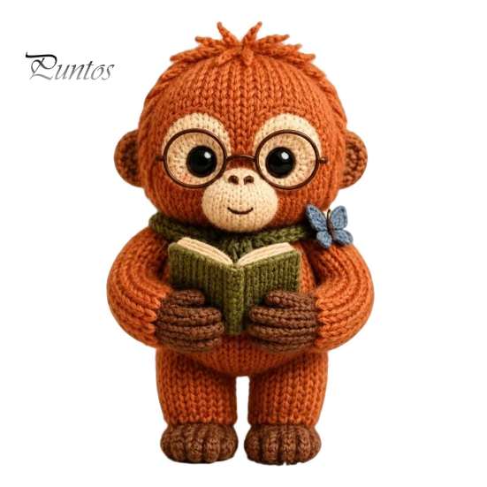 Decorative Knitted Figurine Handmade Doll for Kids, Soft Crochet Forest Animal Plush Toy, Cute Pendant Hand Woven Stuffed Doll, Unique Gift