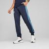 Puma Manchester City Ftblheritage T7 Track Pants Striped Print Drawstring Loose Cuff Knit Sports Pants Men Bottoms Blue 769497-02