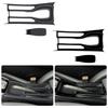 Car Carbon Fiber Center Handbrake Panel Frame Cover Interior Sticker Decorative Handbrake Stickers Frame For Honda WR-V WRV 2024