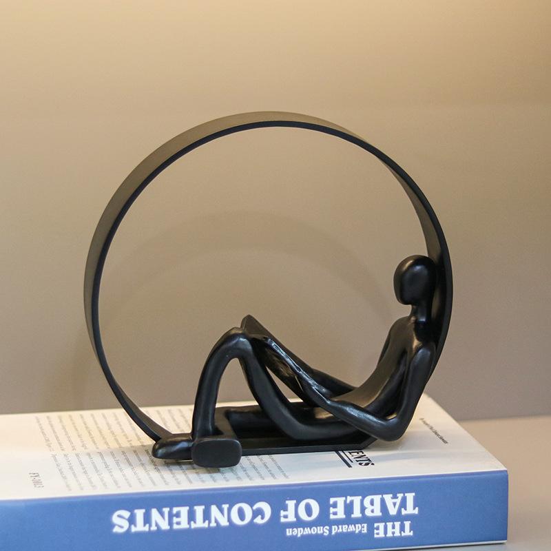 Jednoduché ozdoby na čtení, kruhové čtenářské modely, prodejní oddělení, ložnice, pracovna, obývací pokoj, vstupní dekorace