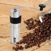MOPCONY New Large Capacity 30g Mini Manual Coffee Grinder, Stainless Steel Coffee Bean Hand Crank Portable Grinder with Non-Slip Silicone Cover and