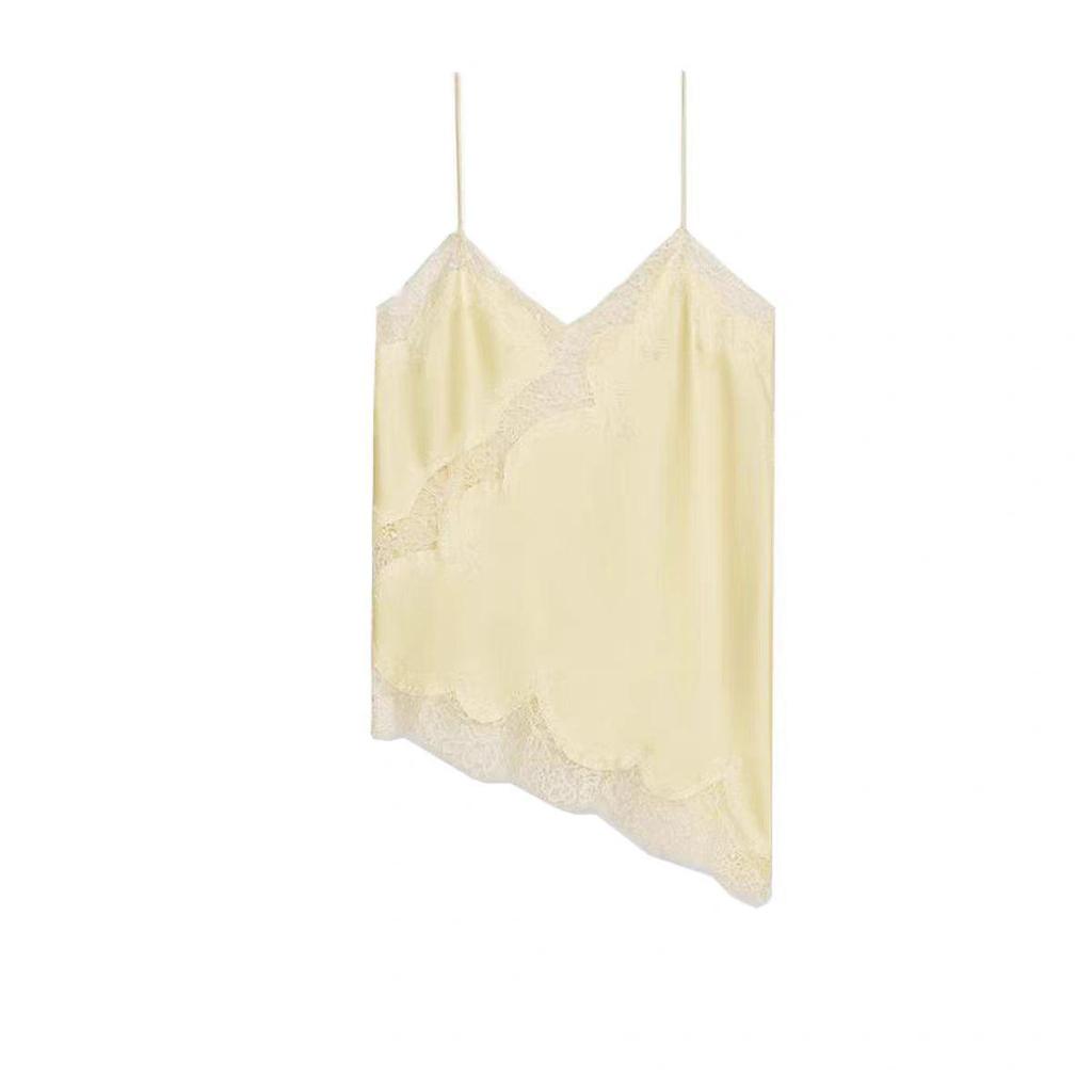 2026 Asymmetrical Lace Patchwork Camisole: Chic & Sexy Autumn/Winter Fashion