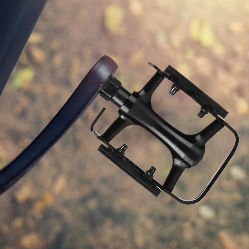 Mountain Bike Pedals Pack Of 2 Flat Bike Pedals Lightweight Plate 9/16 Inch Bmx Cleats Cycling Accessories For Mountain Road