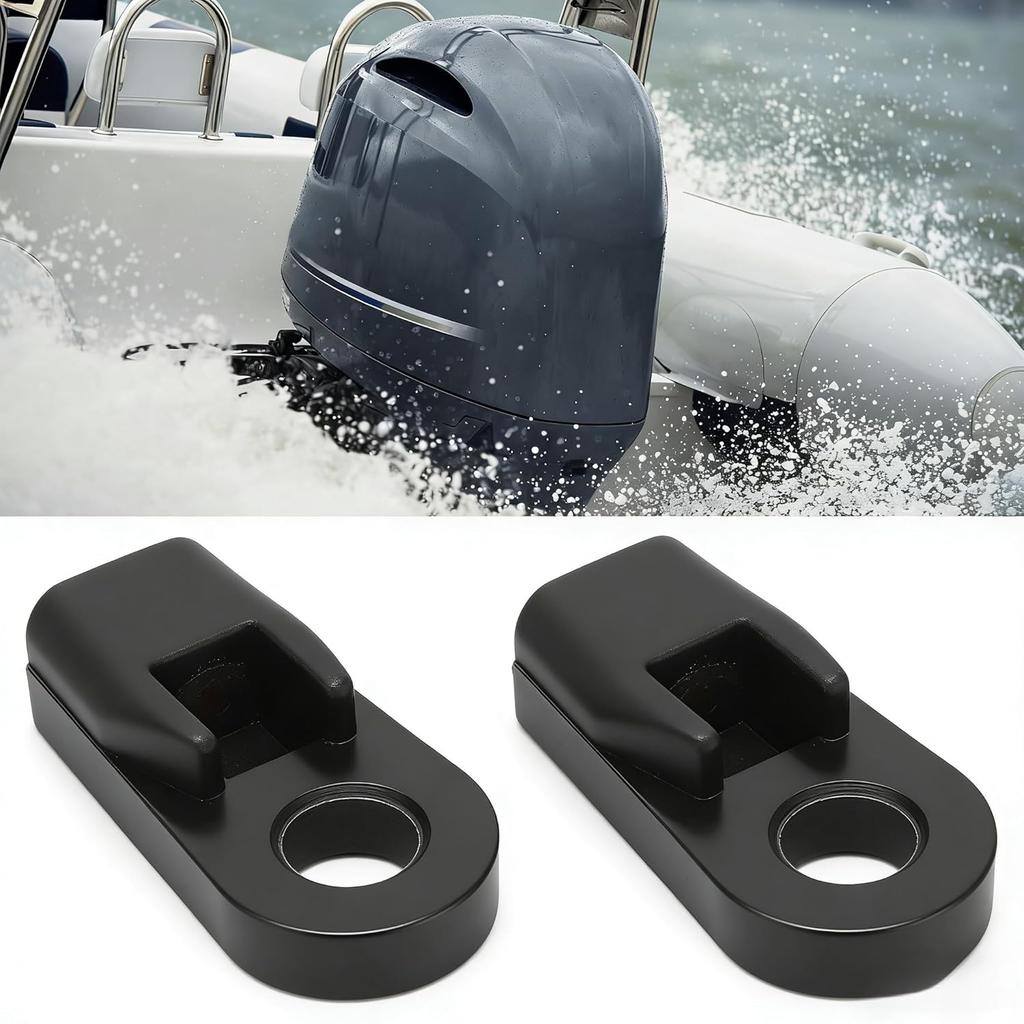 Outboard Control Box Cable End Connector ABS Copper Replacement for Throttle and Shift Control Box Cable Connection 2pcs 67275-95600
