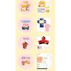 Ddany Crafts Food Series Paper Folding Set DIY Craft Kit Kids Toy
