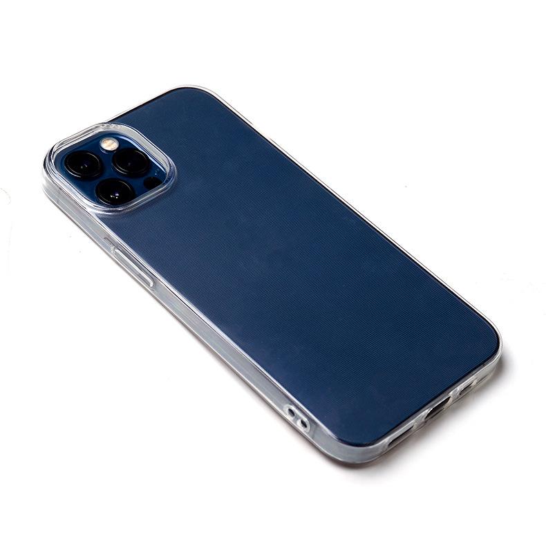 Adequado para iPhone16e, Capa de Telefone Transparente, Totalmente Coberta com Textura Impermeável GRS, Capa Macia de TPU Ecológica e Reciclável