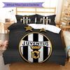 Juventus Sada povlečení Přikrývka Povlak na přikrývku Povlak na polštář Domácí dekorace Narozeninový dárek (1 * povlak na peřinu + 2 * povlak na polštář, bez jádra)