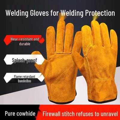 Thickened Wear-Resistant Welding Gloves - Scald-Resistant Protective Gear for Welders