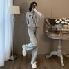 Women Casual Sportswear Set Fashion Loose Fit Two Piece Outfit Spring Autumn Trendy Youthful Slimming