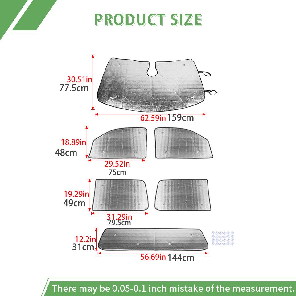 Car Windshield Sunshade Window Shade Foldable Sun Visor Cover Fit for Dodge RAM 2010-2017 2018 Up  Car Interior Accessories