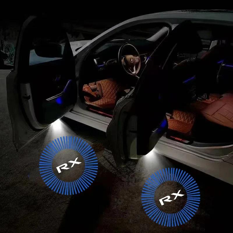 2PCS LED Ghost Projector Car Door Welcome Atmosphere Shadow Light For Lexus RX RX270 RX300 RX330 RX450 2007- Accessorry
