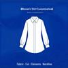 Custom Women's Shirts in Euro-American Cross-border Style