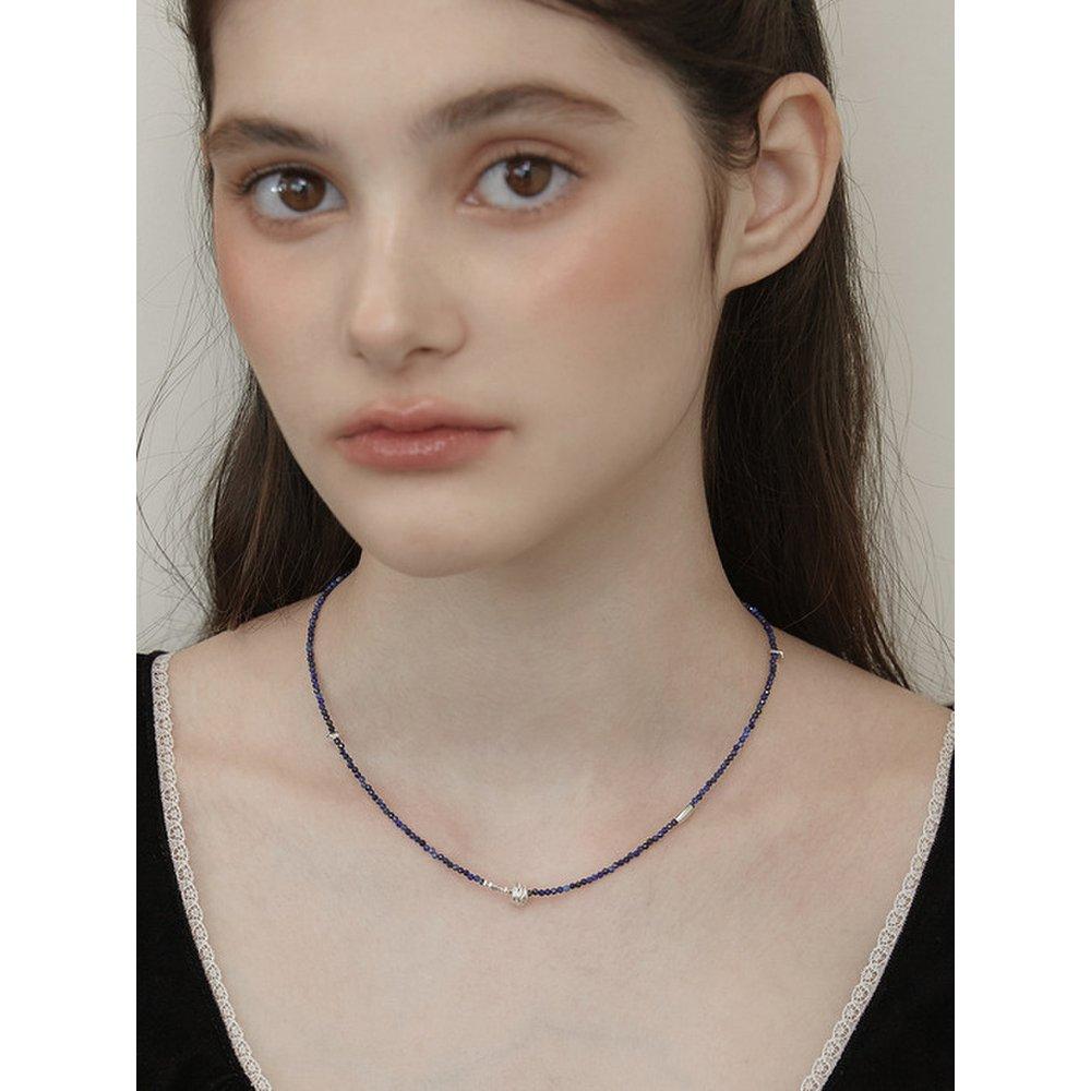 (925 Silver) Grow Up Bead Necklace Nz2438