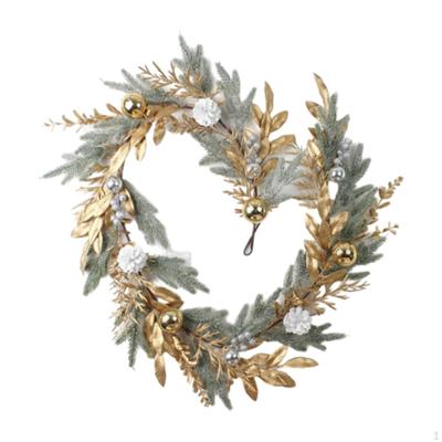 Christmas Decoration Wreath Decorative Outdoor Front Door Xmas Hanging for