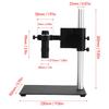 Industrial Microscope Kit Set Electronic Lens Holder 130X Monocular HD Imaging with C Interface
