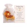 Token de Abrazo de Bolsillo Zodiacal Encanto de Bolsillo Acrílico Hecho a Mano con Tarjeta de Mensaje Recuerdo Inspirador de Consuelo Regalo Significativo para Él Ella