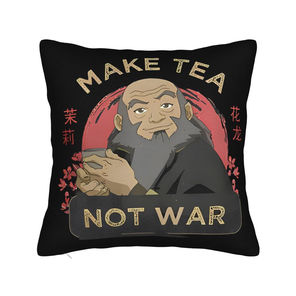 Avatar The Last Airbender Farbror Iroh Eldböjningsmästare Kuddfodral Grafiskt Kuddfodral Roliga Kuddfodral För Bil Heminredning