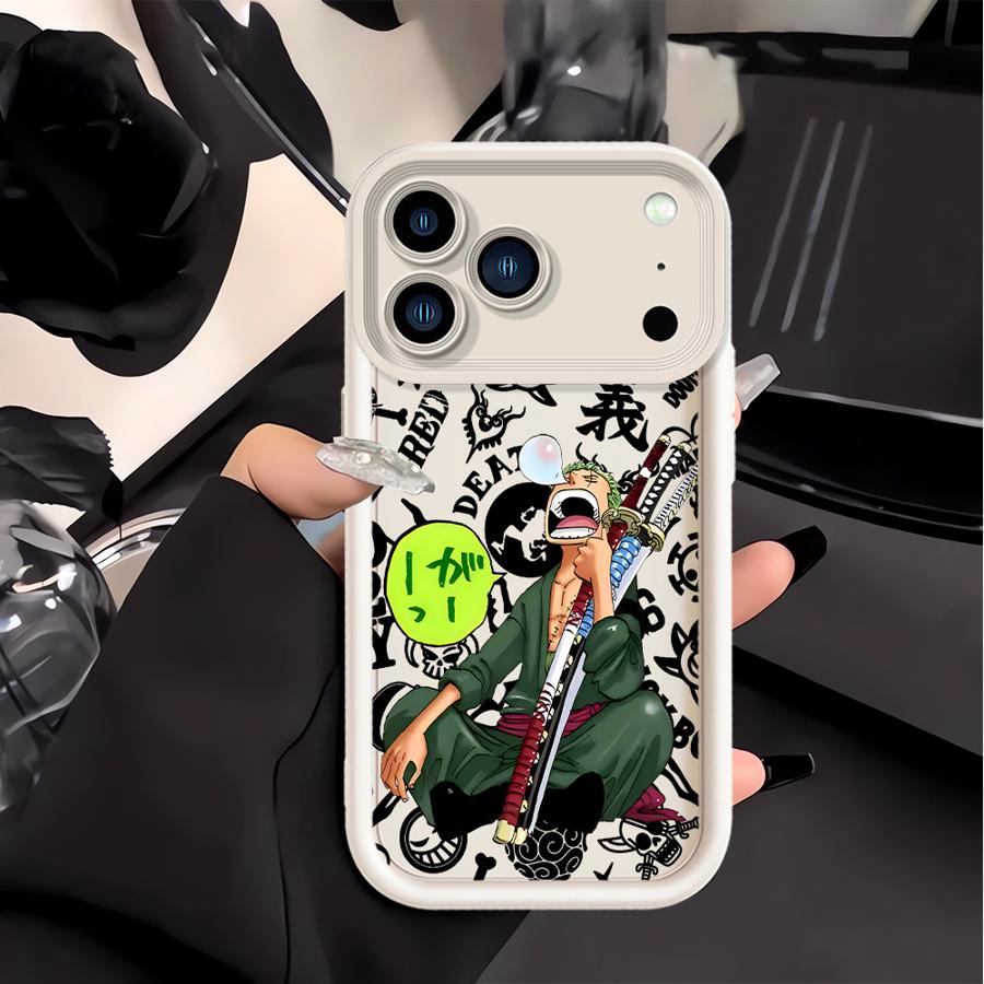 Case for Apple iPhone 17 Pro Max 11 Air 13 Mini 15 16e 16 12 14 Plus XR XS Phone Cover One Pieces Anime