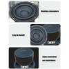 3inch Rubber Round Subwoofer Sound Speaker 6Ohm/8Ohm Low Frequency Speaker Super Bass Loudspeaker Replacement