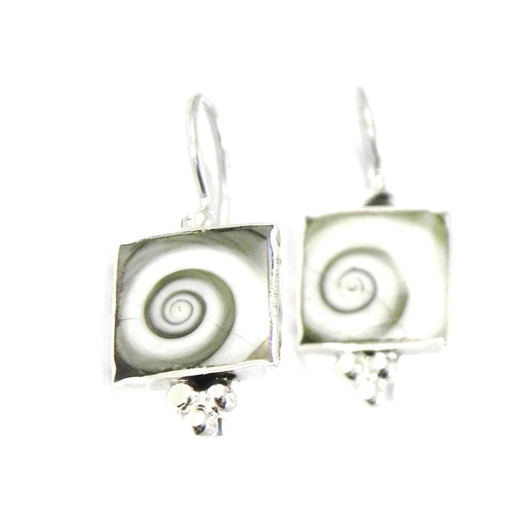 Les Trésors De Lily [I2863] - 'Saint Lucia' Silver Earrings