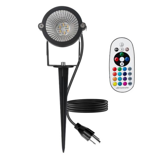 

RGB Прожекторы Уличный Светодиодный Прожектор с Пультом Дистанционного Управления 12 Вт RGB Цвет