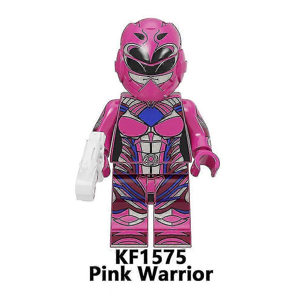 7 Stück/Set Power Rangers Bausteine Minifiguren Spielzeug Montagefiguren Spielzeug Kindergeschenke Heimdekoration