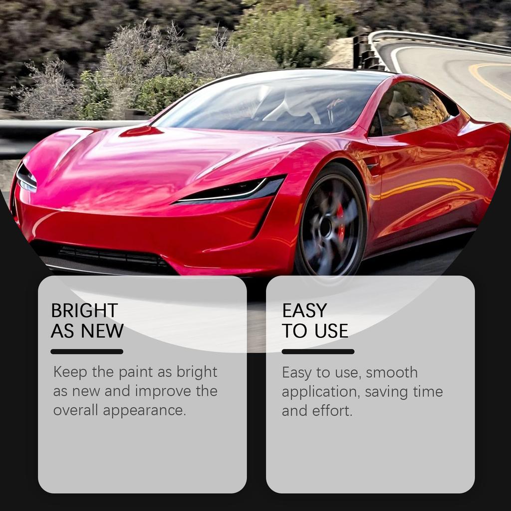 Car Wax Paint Protection Polish Scratch Repair Hydrophobic Coating UV Resistant Easy Application Auto Kit For All Vehicles