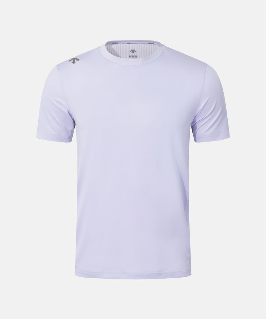 DESCENTE Running Color Block Short Sleeve T-Shirt Purple Sr123Rts22 (B Type)