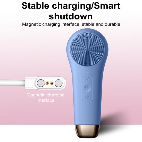 Facial Cleansing Brush Exfoliating Face Scrubber IPX7 Waterproof Rechargeable Gentle Vibration Face